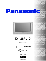 Panasonic TX28PL1D Le manuel du propriétaire