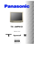 Panasonic TX29PN1D Le manuel du propriétaire