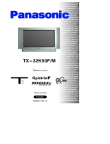 Panasonic TX-32K50FM Le manuel du propriétaire