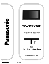 Panasonic TX-32PX30F Le manuel du propriétaire