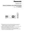 Panasonic PT-AE900E Le manuel du propriétaire