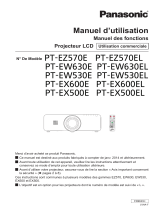 Panasonic PTEZ570 Mode d'emploi