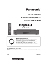 Panasonic UB9000 TEST Le manuel du propriétaire