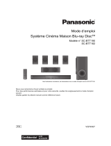 Panasonic SCBTT190EG Le manuel du propriétaire
