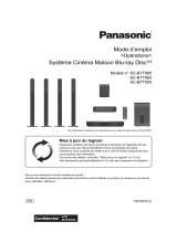 Panasonic SCBTT865EG Le manuel du propriétaire