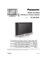 Panasonic TC20LB30 Le manuel du propriétaire