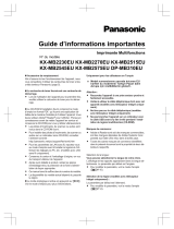 Panasonic KXMB2270EU Le manuel du propriétaire