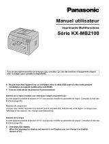 Panasonic KXMB2170EU Le manuel du propriétaire