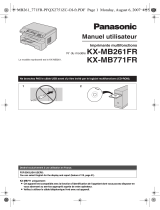Panasonic KXMB771FR Mode d'emploi