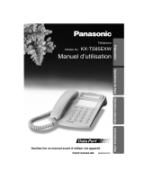 Panasonic kx-ts85 Le manuel du propriétaire