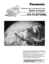 Panasonic KXFLB750BL Mode d'emploi