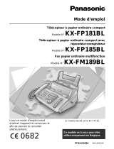 Panasonic KXFM189BL Mode d'emploi