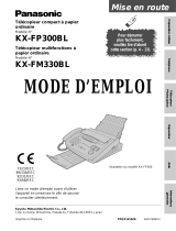 Panasonic KXFP300_Series Mode d'emploi