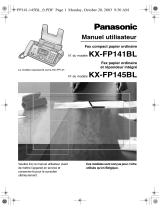 Panasonic KXFP145BL Mode d'emploi
