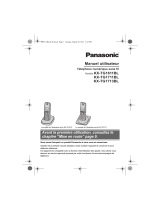 Panasonic KXTG1611BL Le manuel du propriétaire