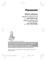 Panasonic KXTG2722SL Mode d'emploi