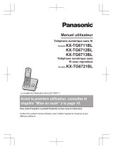 Panasonic KXTG6721BL Le manuel du propriétaire