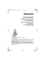 Panasonic KXTG8321SL Mode d'emploi