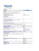 Panasonic NRB29SW2 Information produit