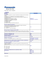 Panasonic NRB32FE2 Information produit