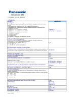 Panasonic NRB32SG2 Information produit