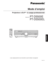 Panasonic PTD5500E Mode d'emploi