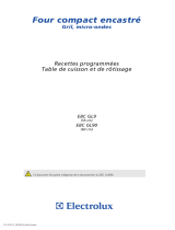 Electrolux EBCGL90SP Recipe book