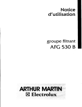 ARTHUR MARTIN ELECTROLUX AFG530B Manuel utilisateur