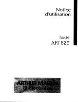 ARTHUR MARTIN EFT629W Manuel utilisateur