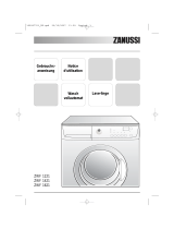 Zanussi ZWF1621 Manuel utilisateur