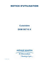 ARTHUR MARTIN ELECTROLUX EKP10760X Manuel utilisateur