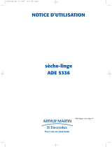 ARTHUR MARTIN ELECTROLUX ADE5336 Manuel utilisateur