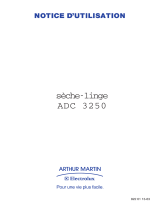 ARTHUR MARTIN ADC3250 Manuel utilisateur