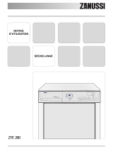 Zanussi ZTE280 Manuel utilisateur