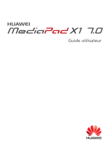 Huawei MEDIAPAD X1 7.0 Mode d'emploi