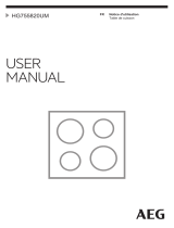 AEG HG755820UM Manuel utilisateur