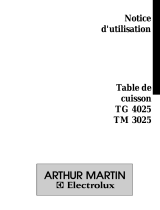ARTHUR MARTIN TG4025N Manuel utilisateur