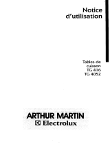 ARTHUR MARTIN ELECTROLUX TG4052N Manuel utilisateur