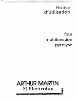 ARTHUR MARTIN AOB747W1 Manuel utilisateur