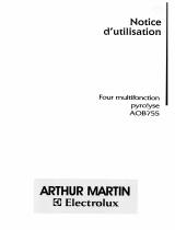 ARTHUR MARTIN ELECTROLUX AOB755W1 Manuel utilisateur