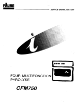 Faure CFM750W Manuel utilisateur