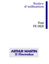 ARTHUR MARTIN FE0420X1FAEM.C.A Manuel utilisateur