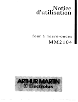 Arthur_Martin MM2104               Manuel utilisateur