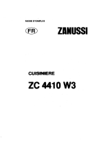 Zanussi ZC4410W3 Manuel utilisateur