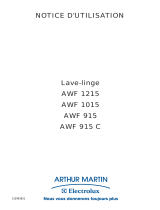 ARTHUR MARTIN ELECTROLUX AWF1015 Manuel utilisateur