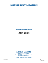 ARTHUR MARTIN ELECTROLUX ASF2584 Manuel utilisateur