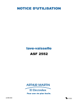 ARTHUR MARTIN ASF2552 Manuel utilisateur
