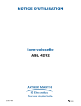 ARTHUR MARTIN ELECTROLUX ASL4212 Manuel utilisateur