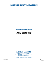 ARTHUR MARTIN ELECTROLUX ASL6240SC Manuel utilisateur