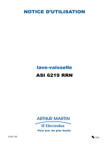ARTHUR MARTIN ASI6219RRN Manuel utilisateur